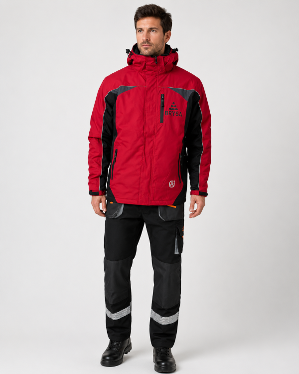 Uniforme para Brigadas de Emergencia con Parka Térmica e Impermeable