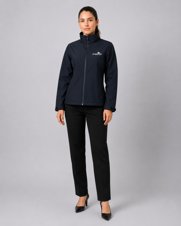Uniforme Corporativo Femenino con Chaqueta Softshell | Vestuario para Salud