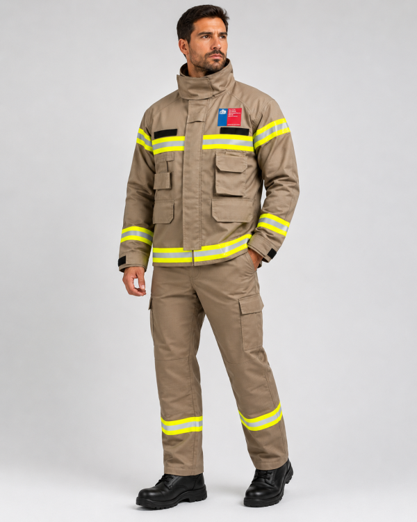 Uniforme Multirol para Brigadas de Emergencia | Tela Ripstop y Huinchas Reflectantes