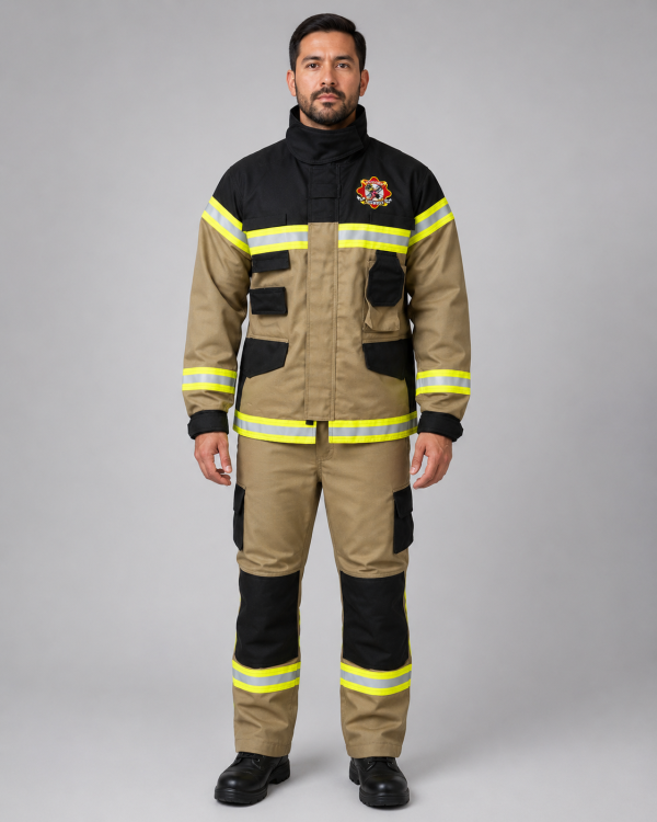 Uniforme Multirol Forestal Ignífugo y Antiácidos de Alta Visibilidad