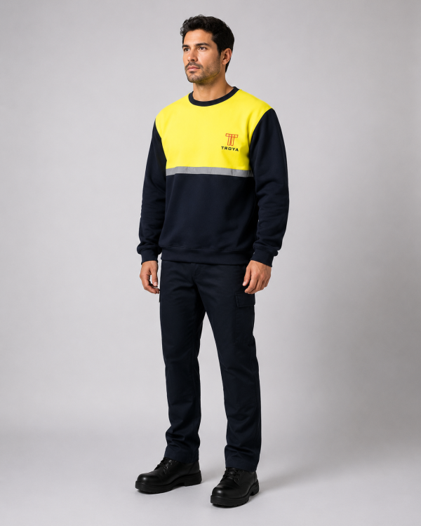 Uniforme Operativo con Polerón de Franela de Algodón y Pantalón Cargo