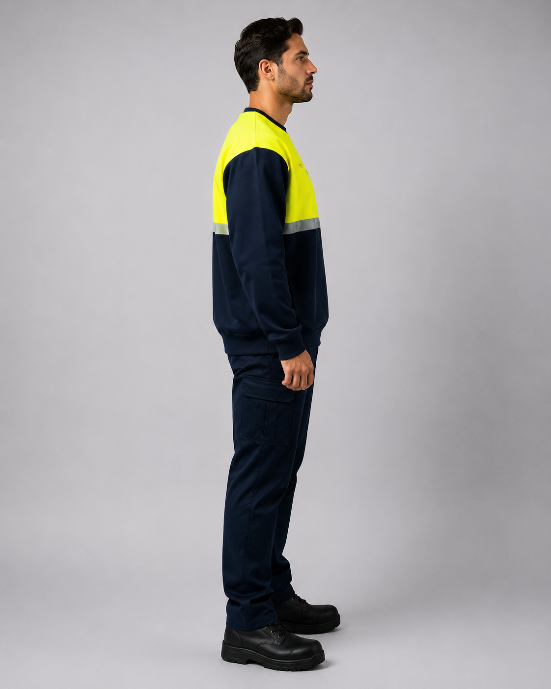 Uniforme Operativo con Polerón de Franela de Algodón y Pantalón Cargo