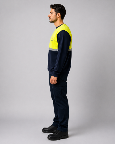 Uniforme Operativo con Polerón de Franela de Algodón y Pantalón Cargo